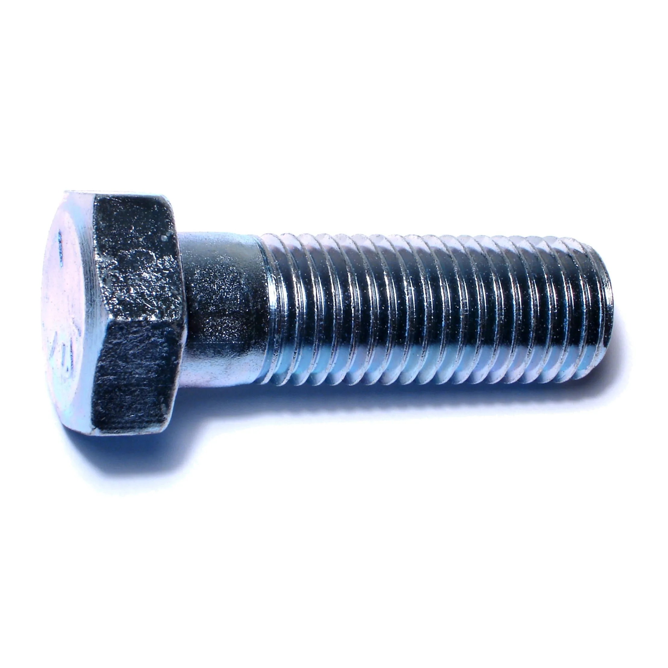 1"-8 x 3" Zinc Plated Grade 5 Steel Coarse Thread Hex Cap Screws