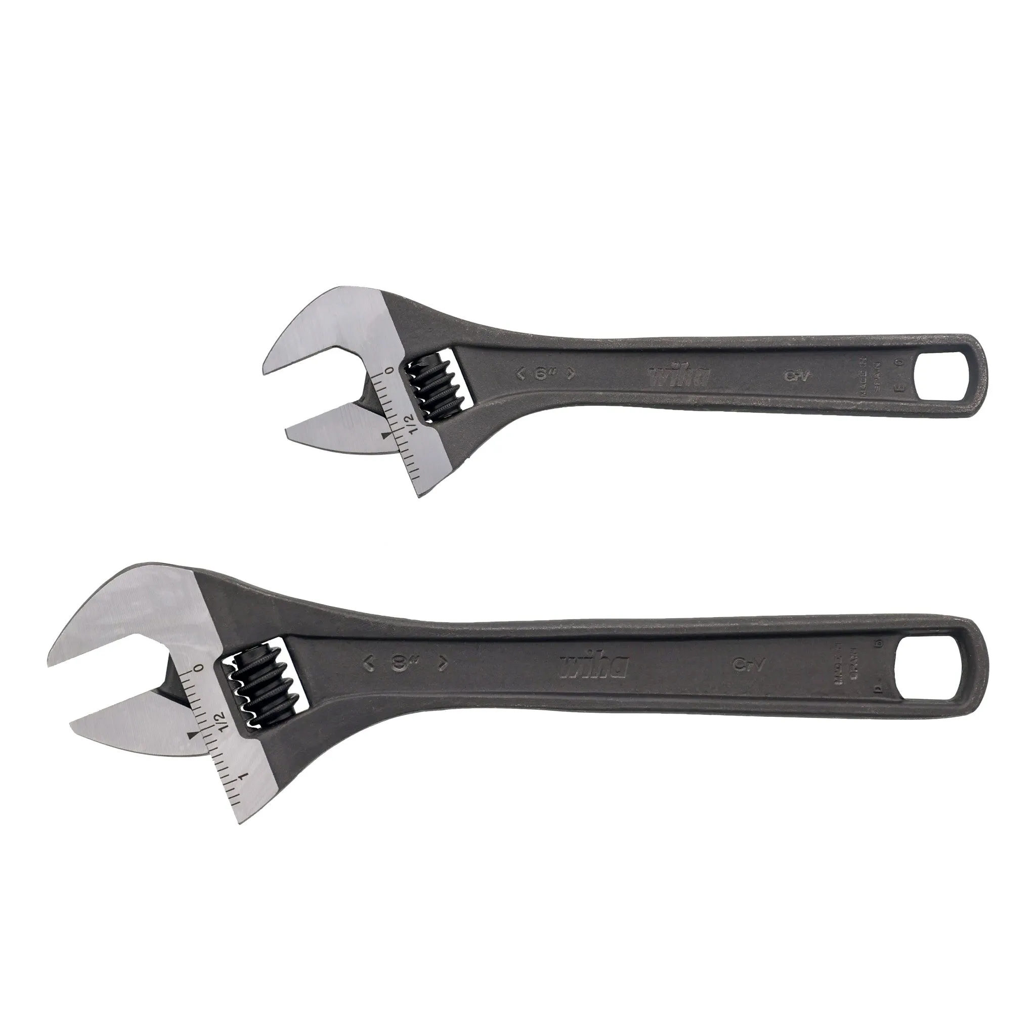 2 Piece Adjustable Wrench Set