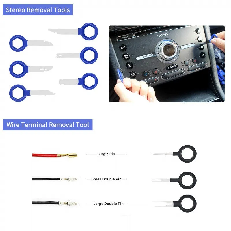 200Pcs Car Trim Removal Tools Kit