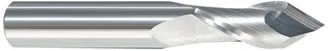 208-623750: 3/8in. Dia., 2-1/2in. Overall Length, 2-Flute, Carbide Drill Mill- SE, 60 deg, Uncoated, USA