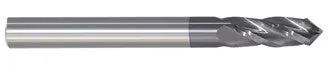 208-642503: 1/4in. Dia., 2-1/2in. Overall Length, 4-Flute, Carbide Drill Mill- SE, 60 deg, AlTiN, USA