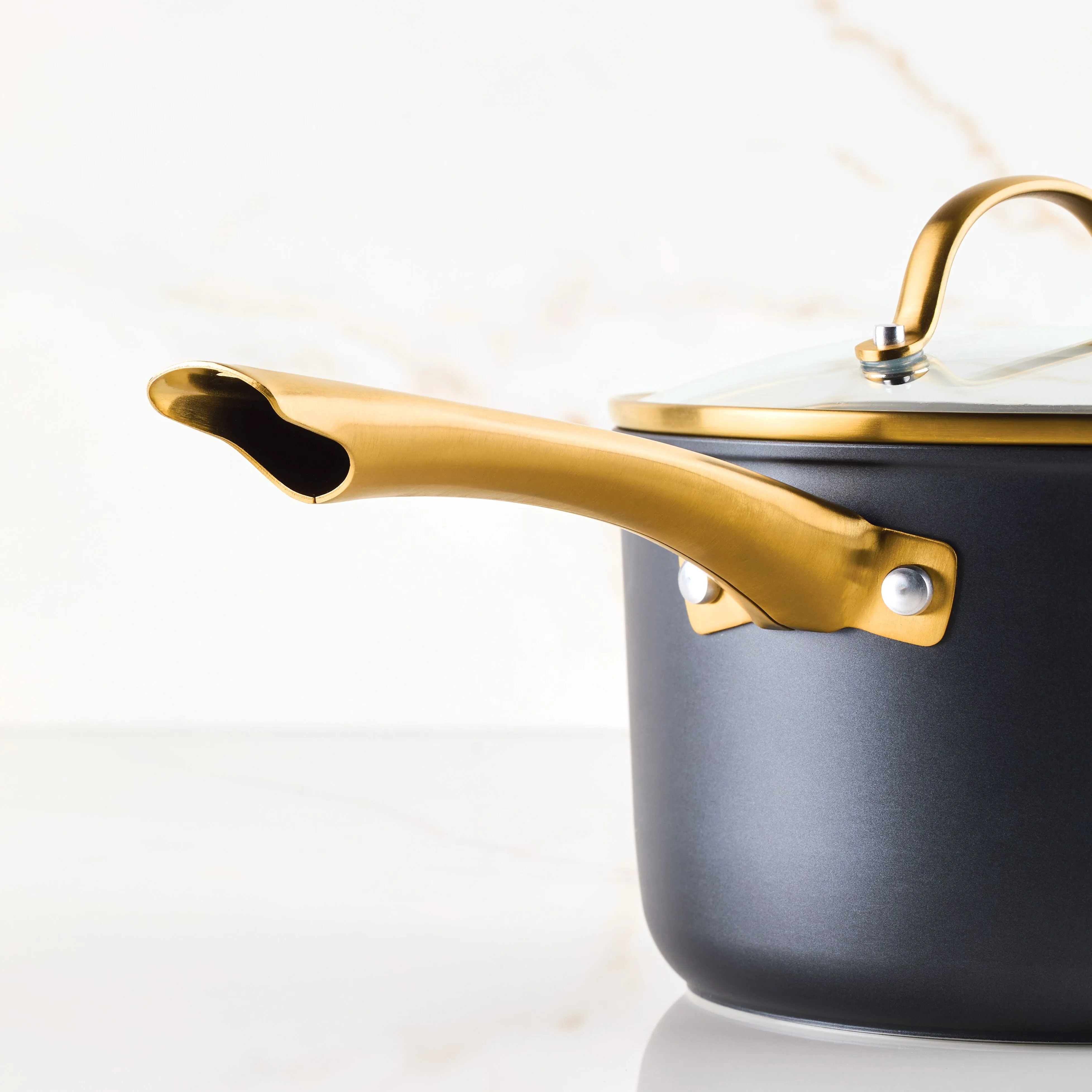 3-Quart Ceramic Nonstick Saucepan with Lid