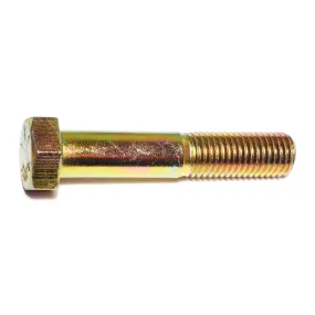 3/4"-10 x 4" Zinc Plated Grade 8 Steel Coarse Thread Hex Cap Screws