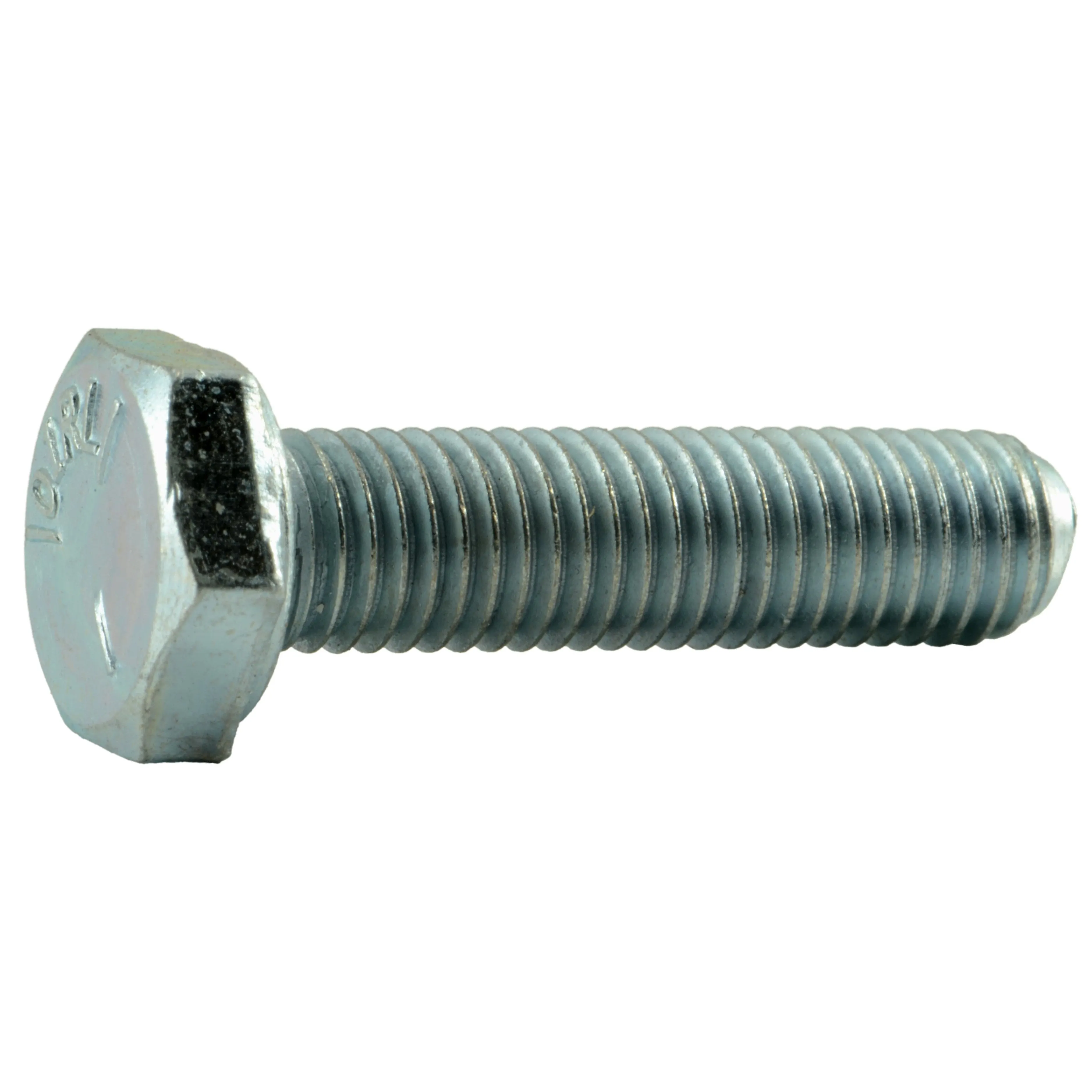 3/8"-24 x 2-3/4" Zinc Plated Grade 5 Steel Fine Thread Hex Cap Screws (6 pcs.)