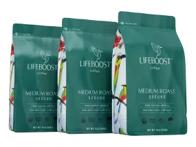 3x Organic Medium Roast 50% Off