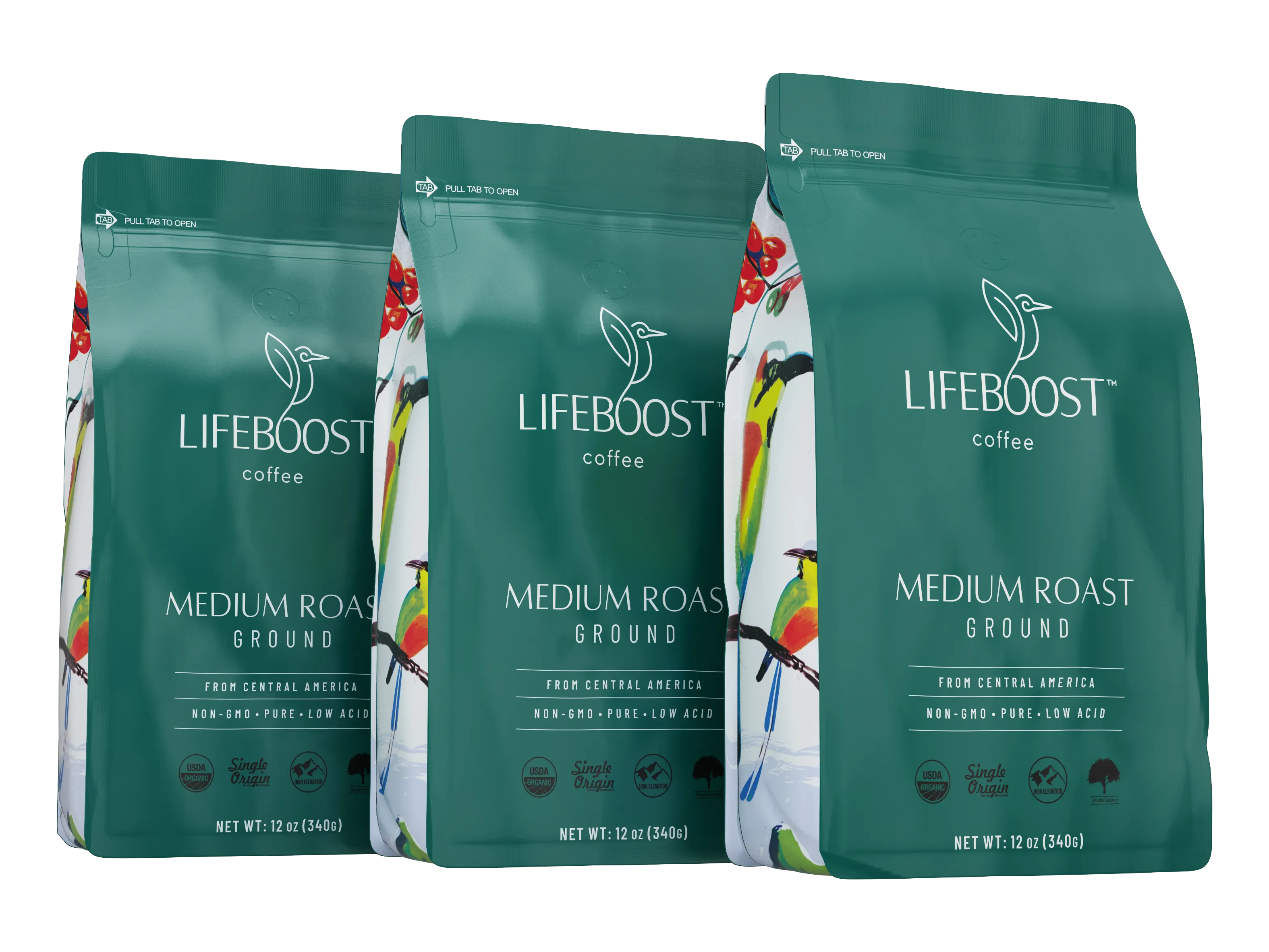 3x Organic Medium Roast 50% Off