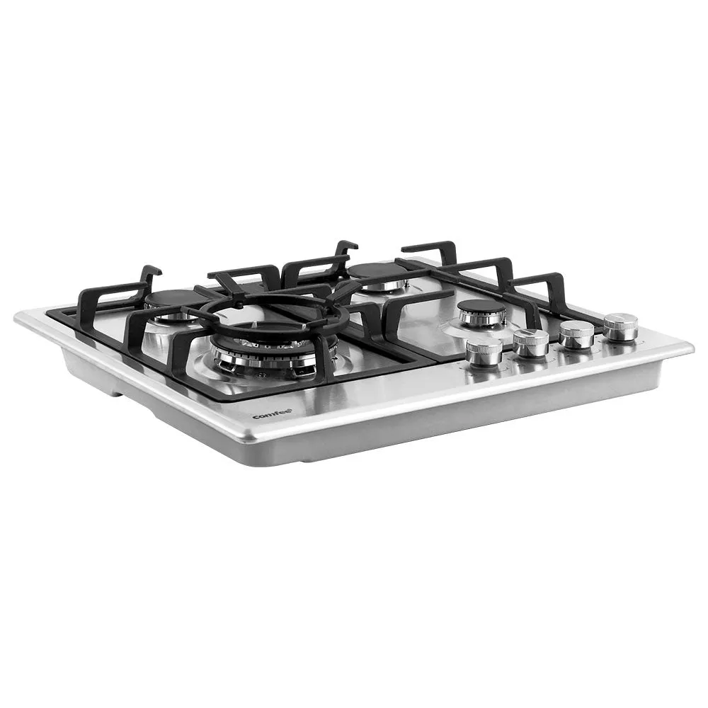 4-Burner Stainless Steel Gas Cooktop, Easy Ignition - Comfee