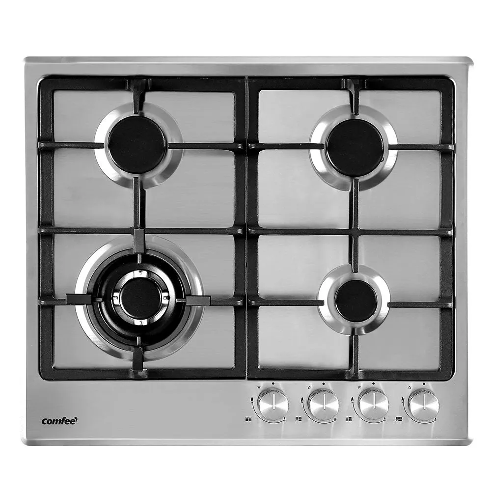 4-Burner Stainless Steel Gas Cooktop, Easy Ignition - Comfee