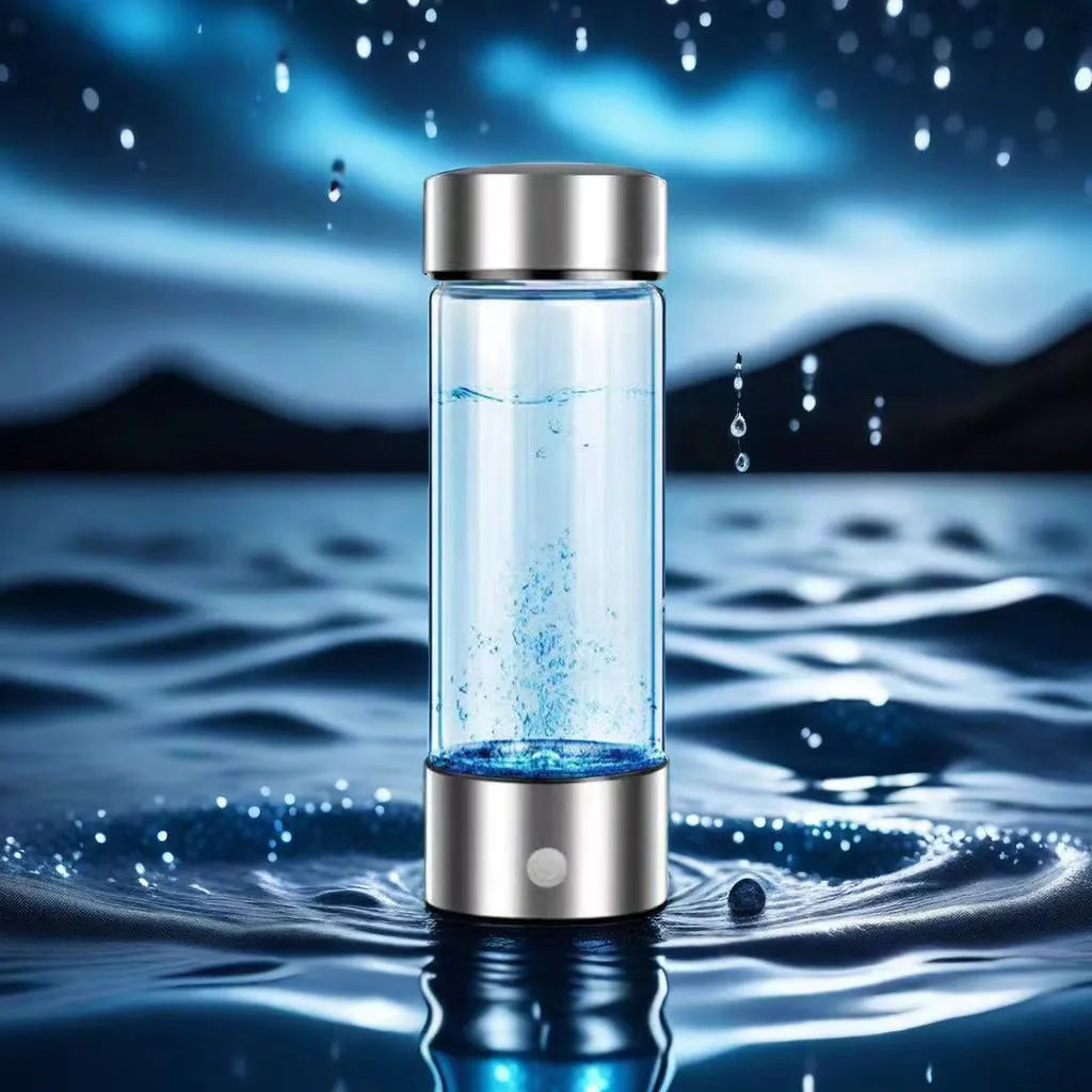 420ml Hydrogen-Rich Water Cup Electric Hydrogen Rich Water Generator Bottle Titanium Quality Filter Portable Antioxidant Lonizer