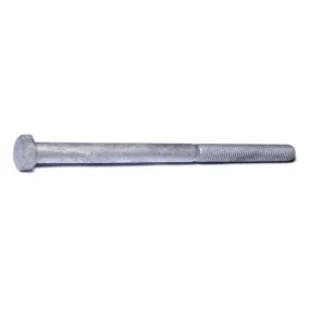 5/8"-11 x 10" Hot Dip Galvanized Steel Coarse Thread Hex Cap Screws