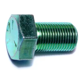 5/8"-18 x 1" Green Rinsed Zinc Grade 5 Hex Cap Screws (33 pcs.)