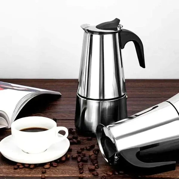 600ml Stainless steel coffee pot/Italian Espresso maker