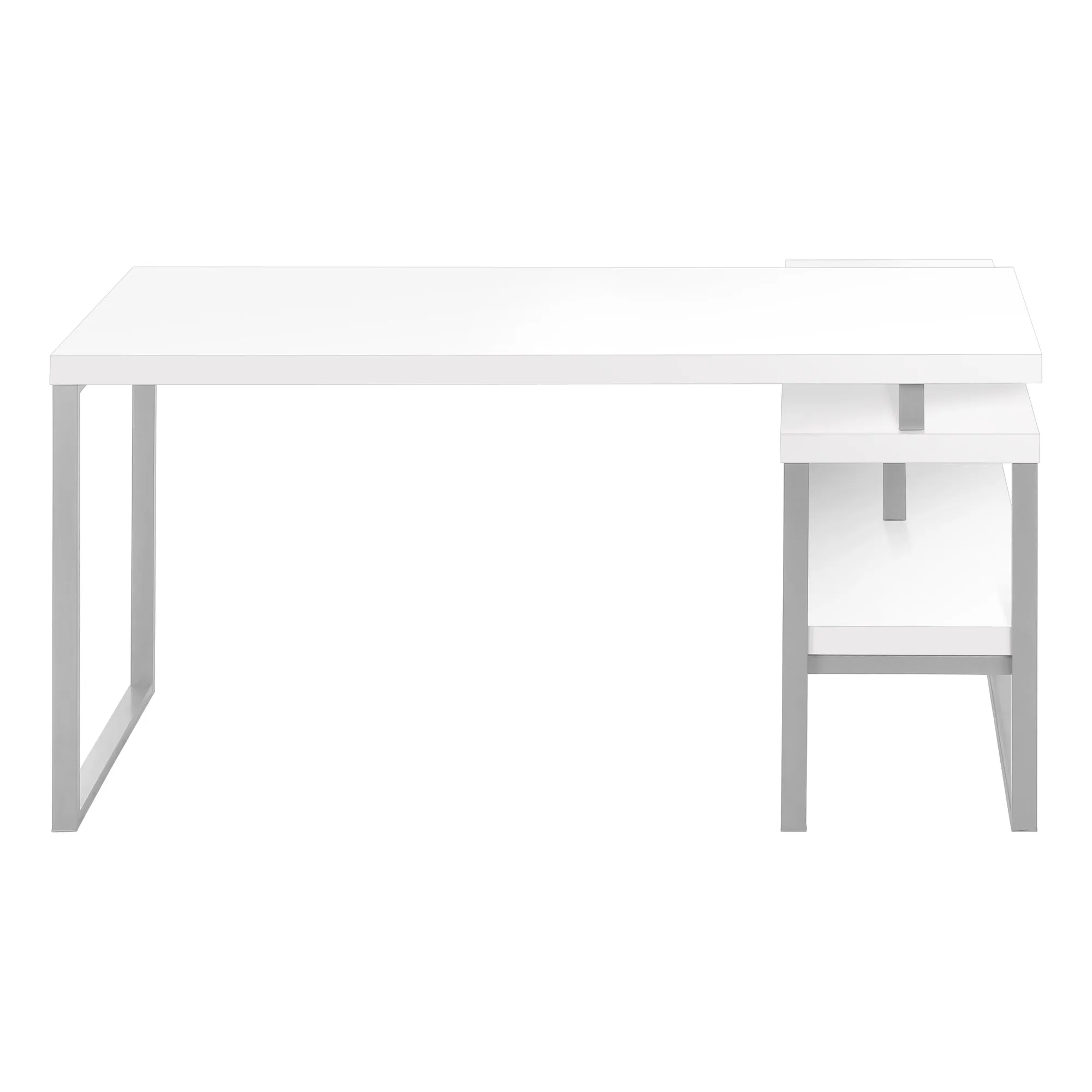 60" L-Shaped Corner Desk with Storage