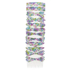 7cm Floral/ Nature Print Comb - Style C