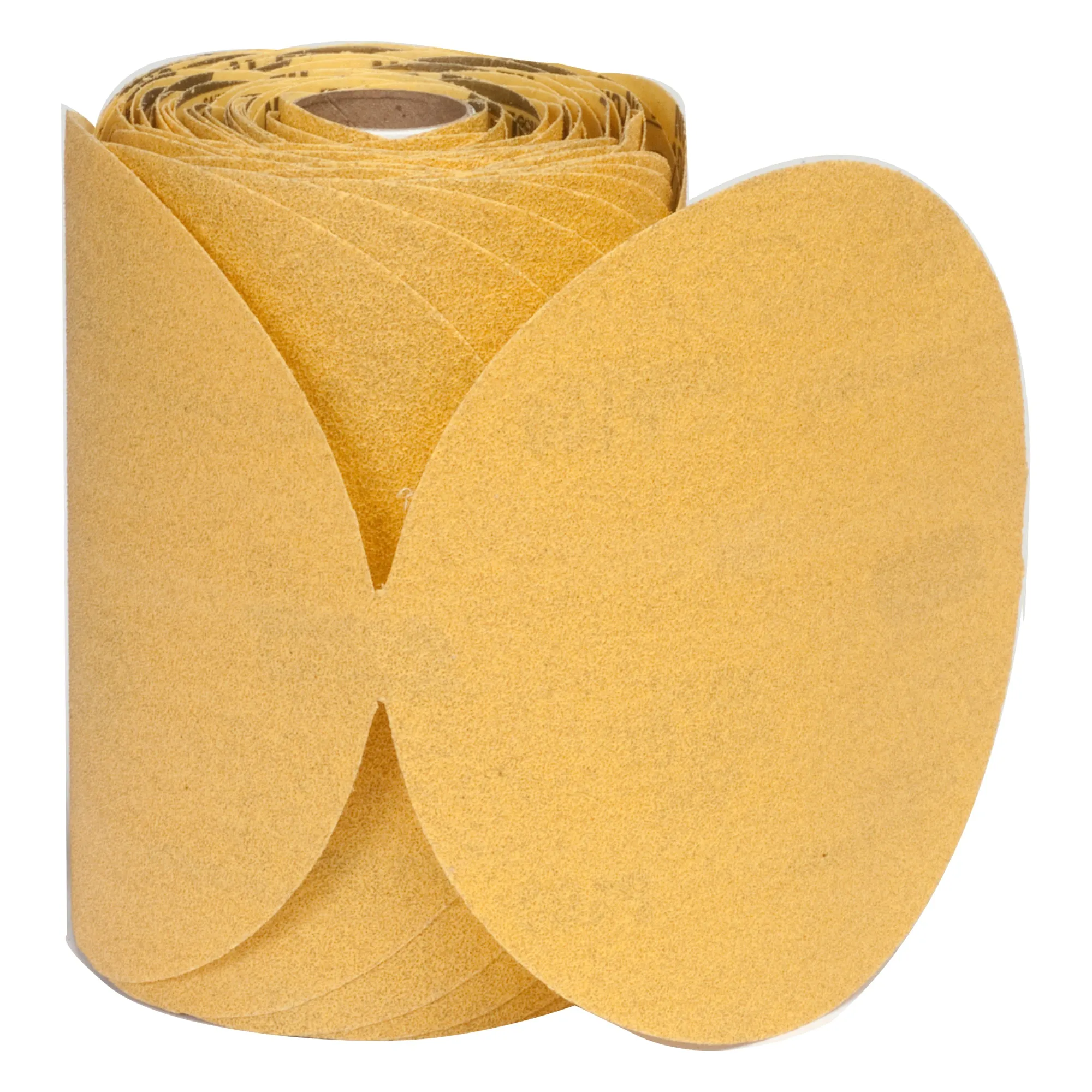 Abrasive Disc Roll - Norton Gold Reserve A296 AO Fine Grit Paper PSA Disc Roll (100/Roll)