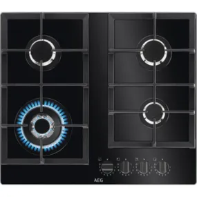 AEG HKB64420NB 60 cm Gas Hob - Black