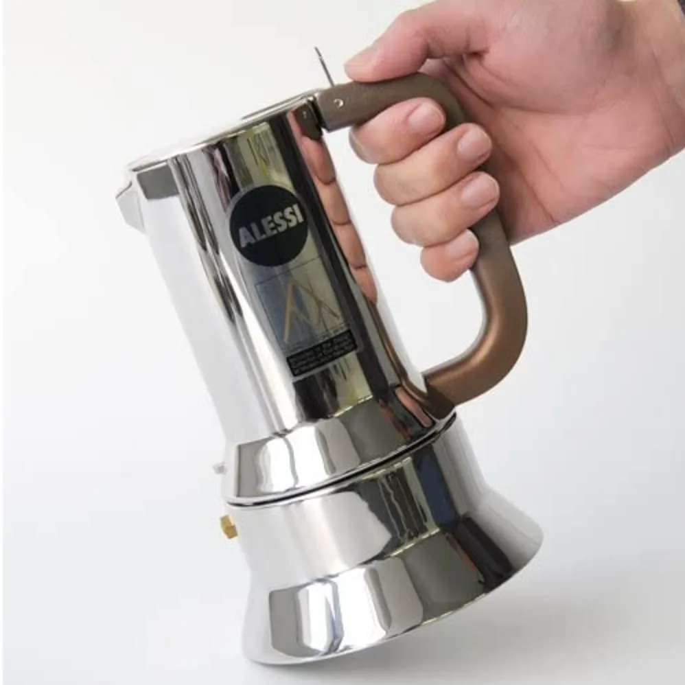 Alessi Espresso Maker 9090 by Richard Sapper – 6-Cup