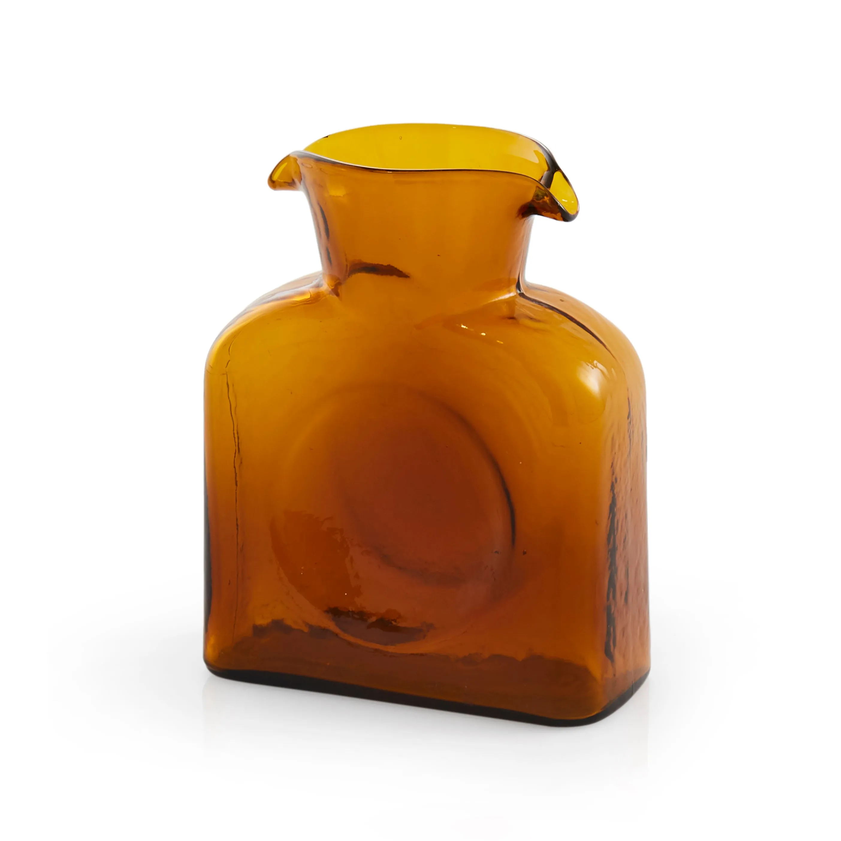 Amber Glass Pitcher