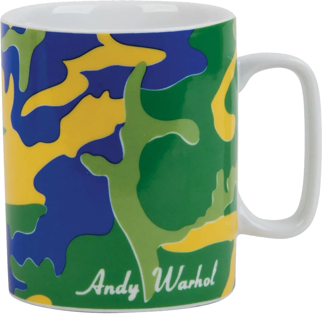 Andy Warhol Green Camouflage Mug