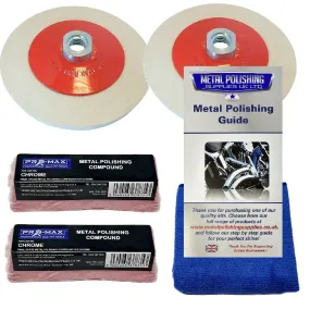 Angle Grinder Metal Polishing Kit For Chrome 5pc - Pro-Max