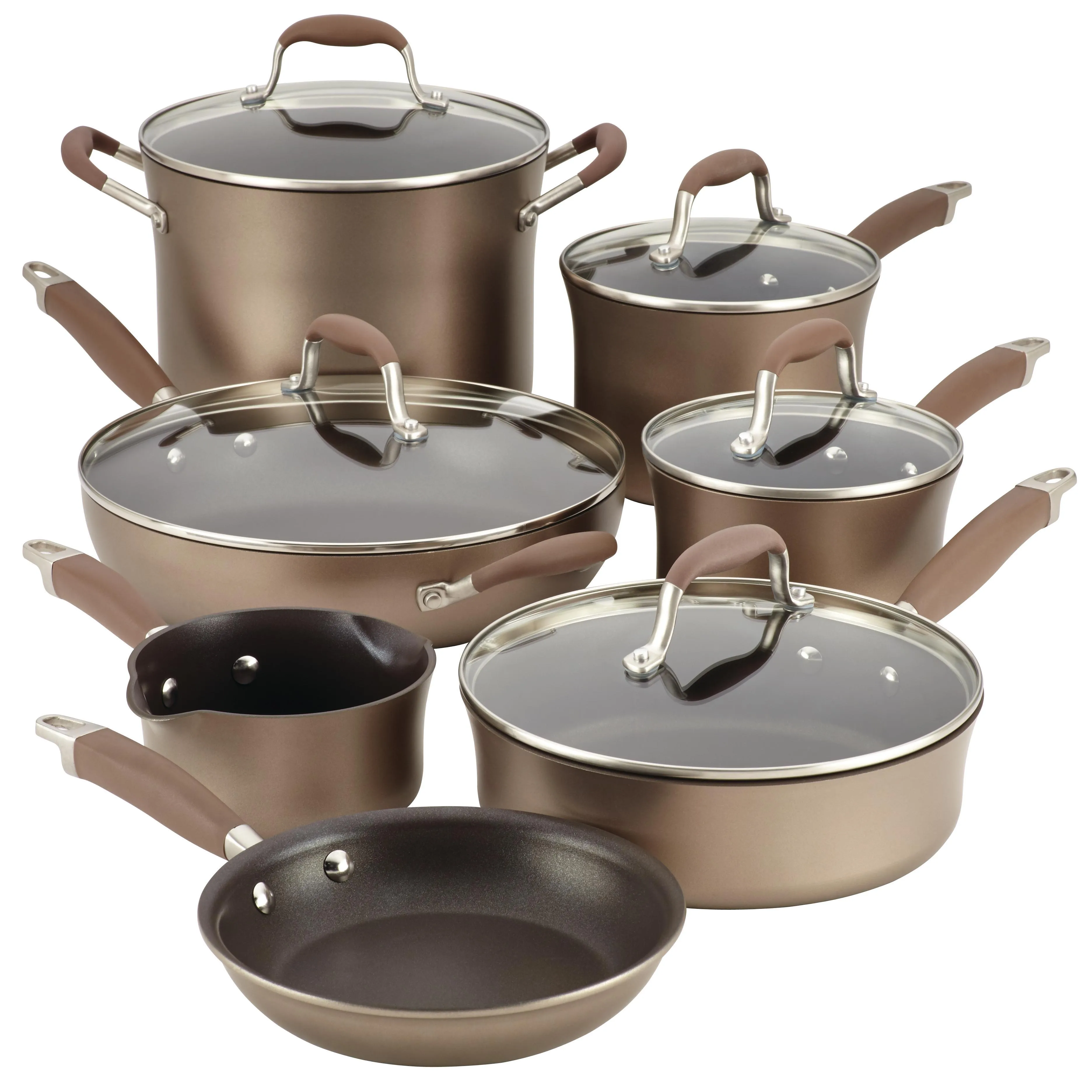 Anolon Advanced 12pc Hard Anodized Cookware Set