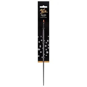 Artist Acrylic Brush Premium Taklon Flat Long 2