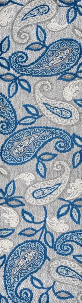 Auckland Julien Paisley High-Low Indoor/Outdoor Area Rug