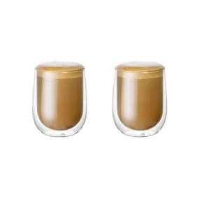 Baccarat Barista Cafe Double Wall Glass 250ml Set of 2