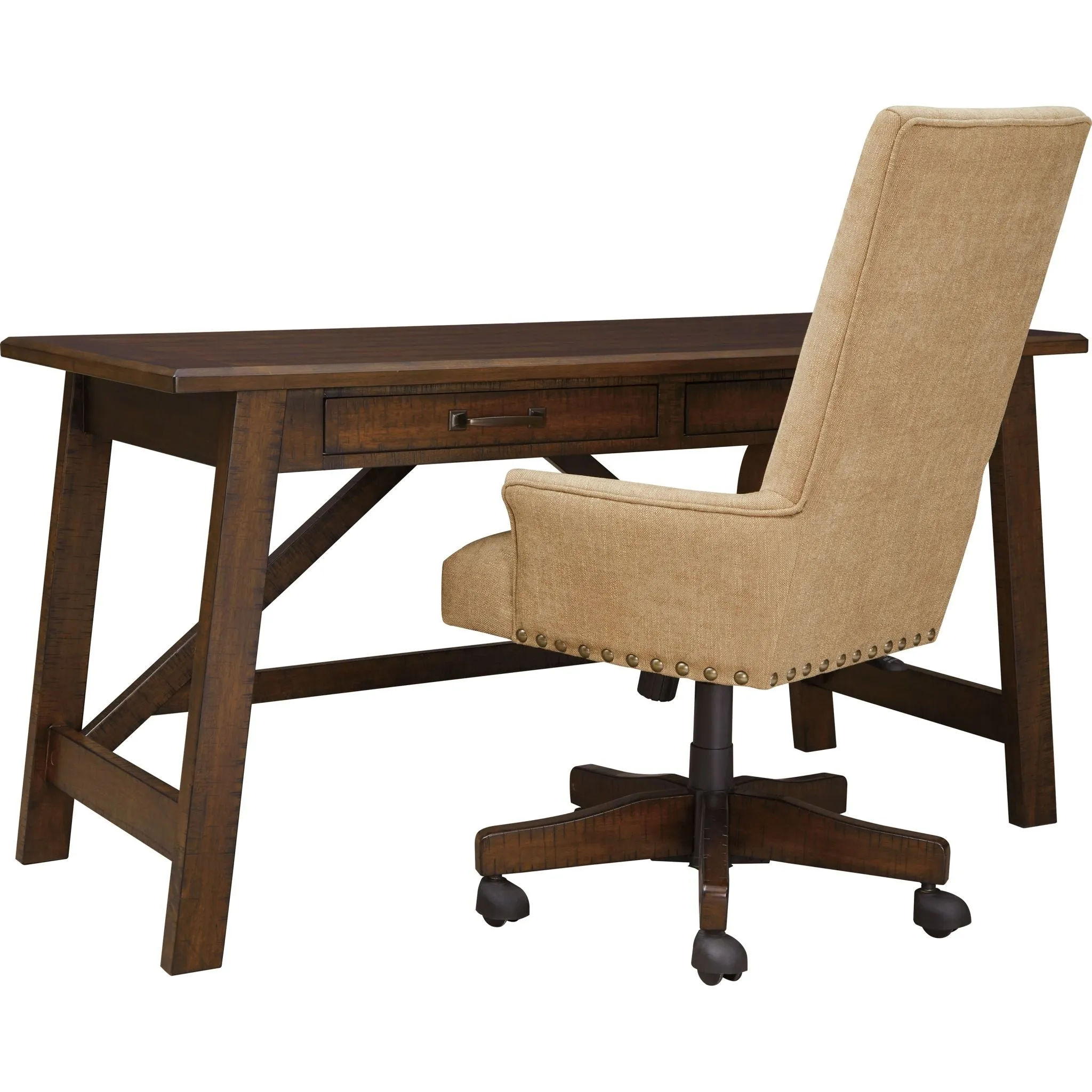 Baldridge Desk - Rustic Brown