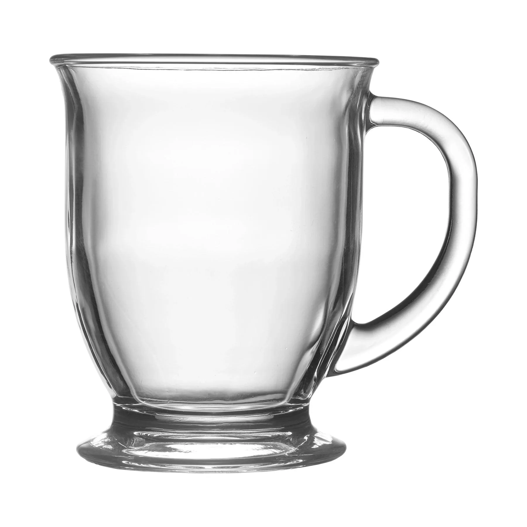 Barista Footed Glass Mug Set of 2 465 ML