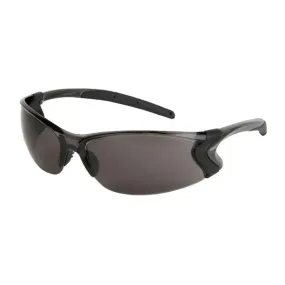 BD112P MCR Safety BD1 Series Safety Glasses, Gray Lens, Nylon Gun Metal Temple