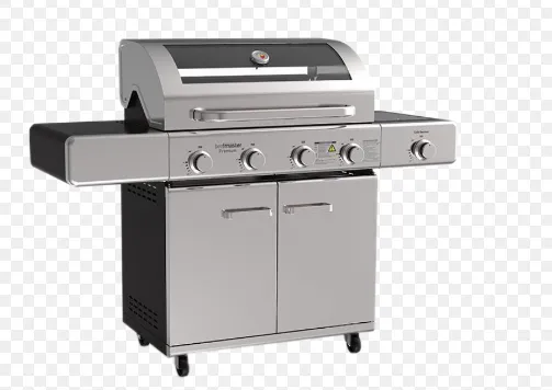 BEEF MASTER - Premium 4 Burner BBQ Gas GRILL and side burner