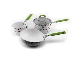 BergHOFF CookNCo 4Pc Mini Cookware Set Car Pattern