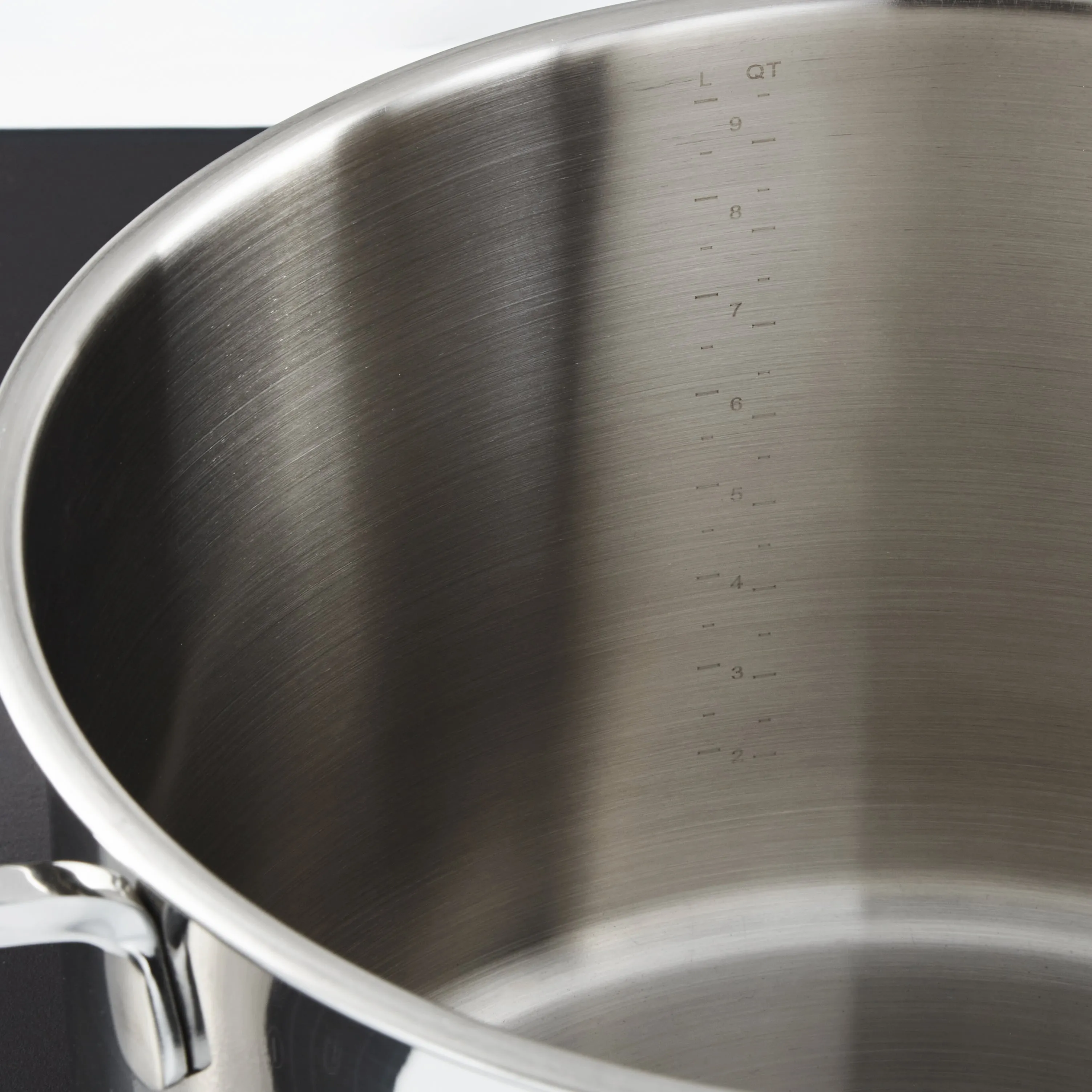 BergHOFF DiNA Helix Recycled 18/10 Stainless Steel 10.25" Stockpot 10.6qt., Glass Lid