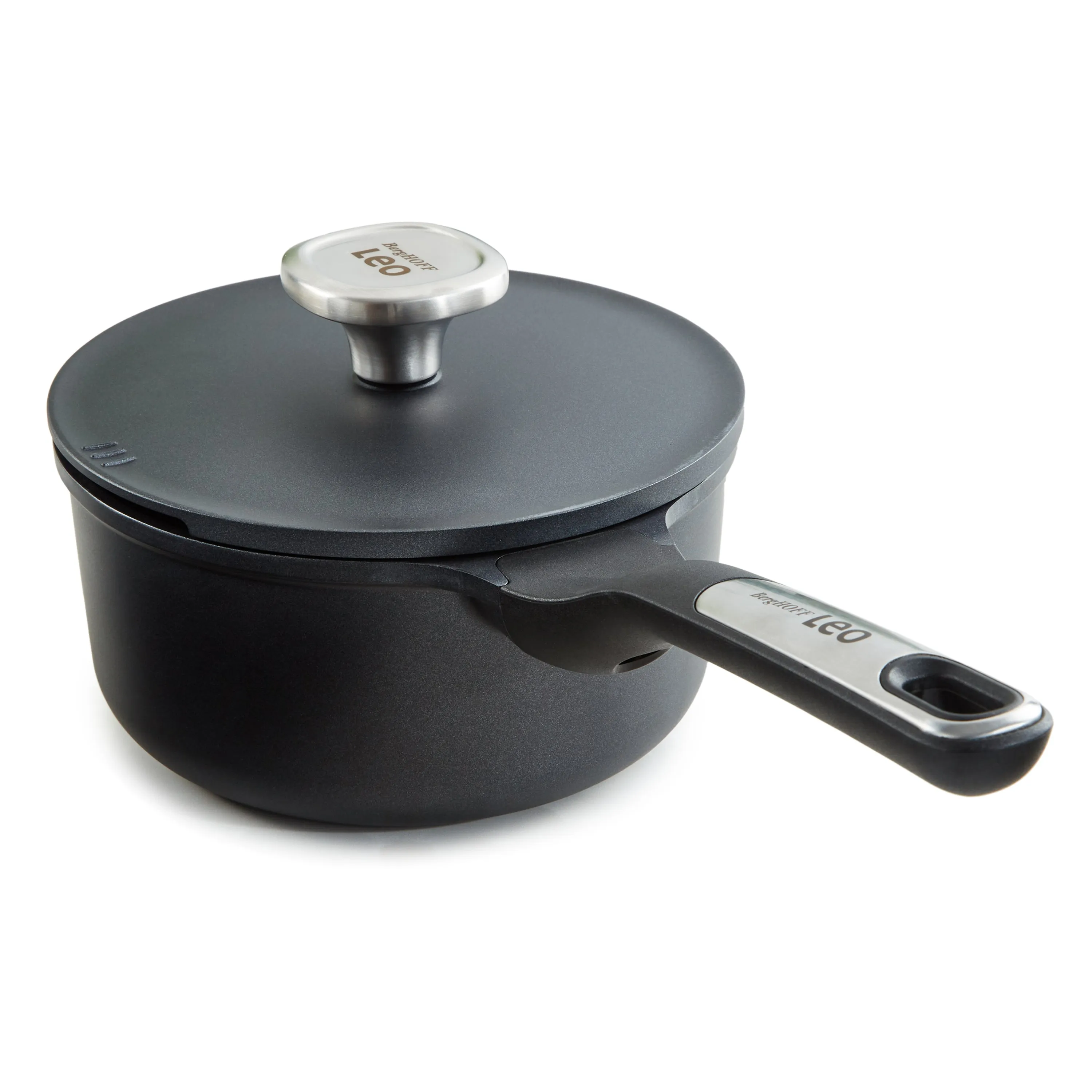 BergHOFF Leo Phantom Nonstick Ceramic 7" Saucepan 2.1qt., Recycled