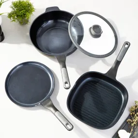 BergHOFF Leo Stone  4Pc Nonstick Ceramic Cookware Set