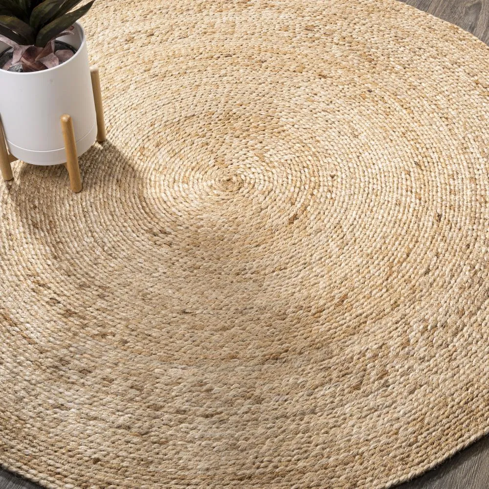 Bleodbre Soleil Natural Jute Braided Area Rug