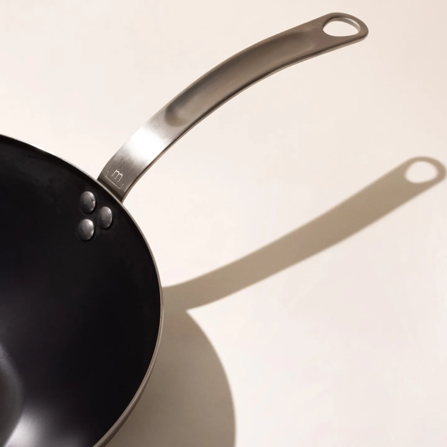 Blue Carbon Steel Wok