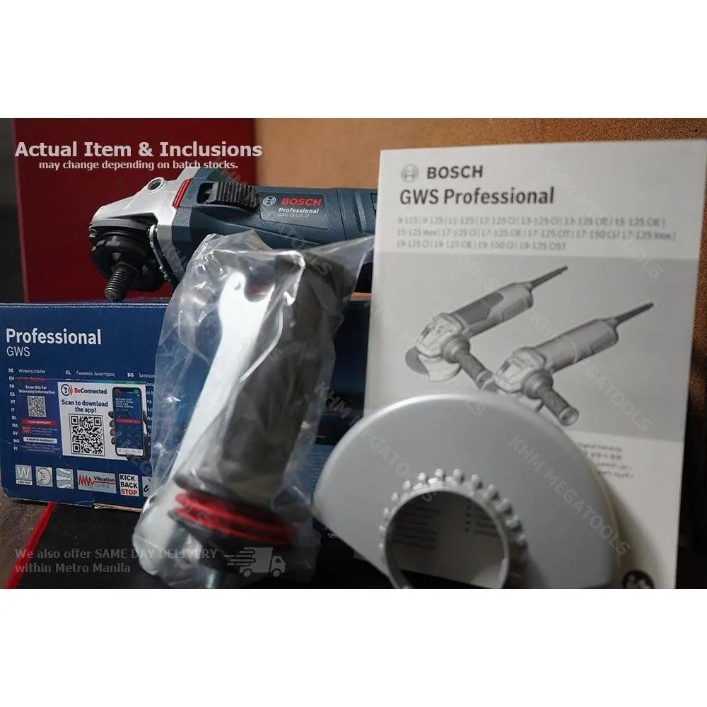 Bosch GWS 13-125 CI Angle Grinder 5" (125mm) 1300W