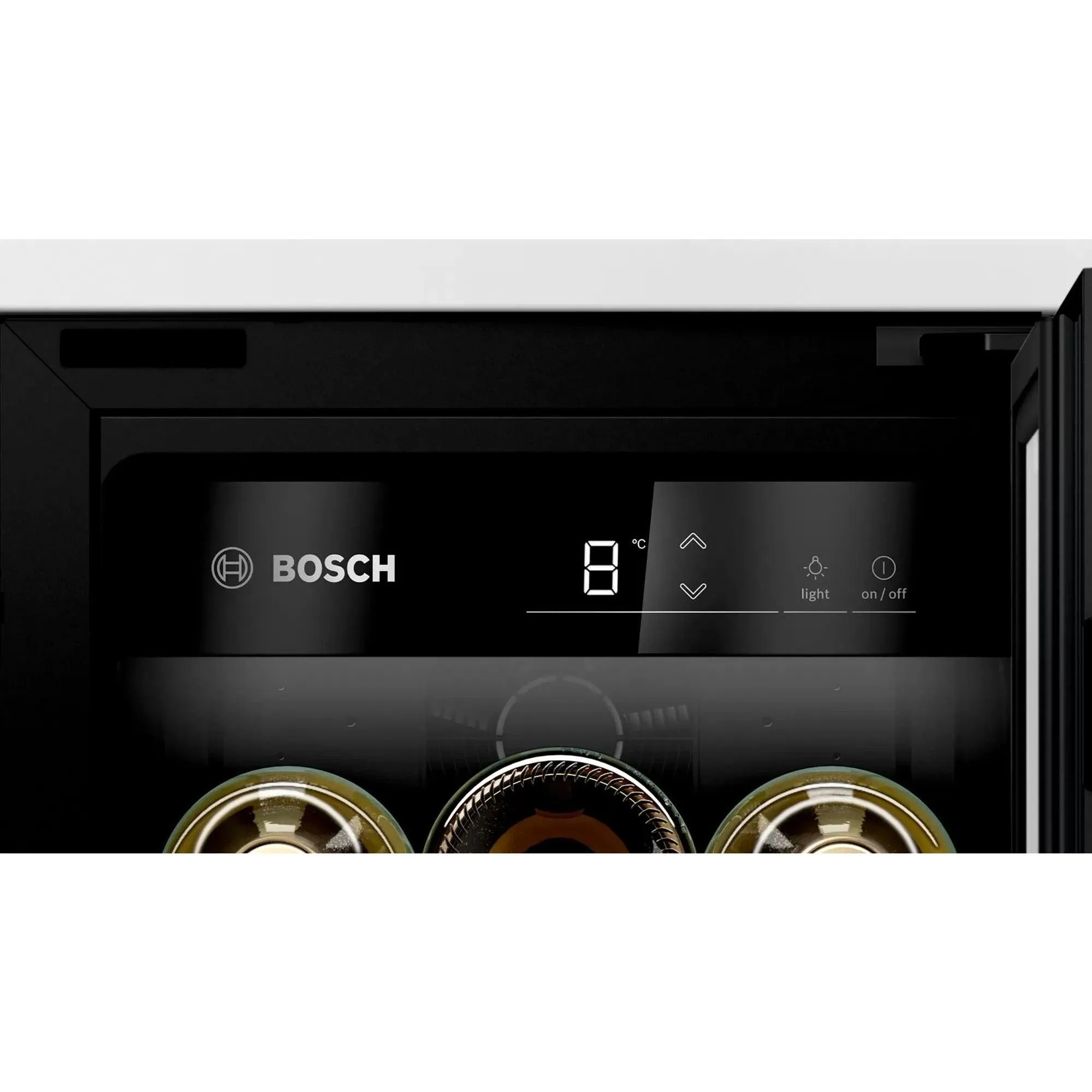 Bosch Serie 6 58L Built-Under Wine Cooler - Black | KUW20VHF0G