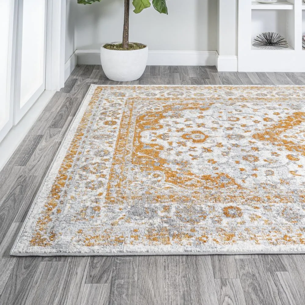 Boulia Indhira Ornate Medallion Persian Area Rug