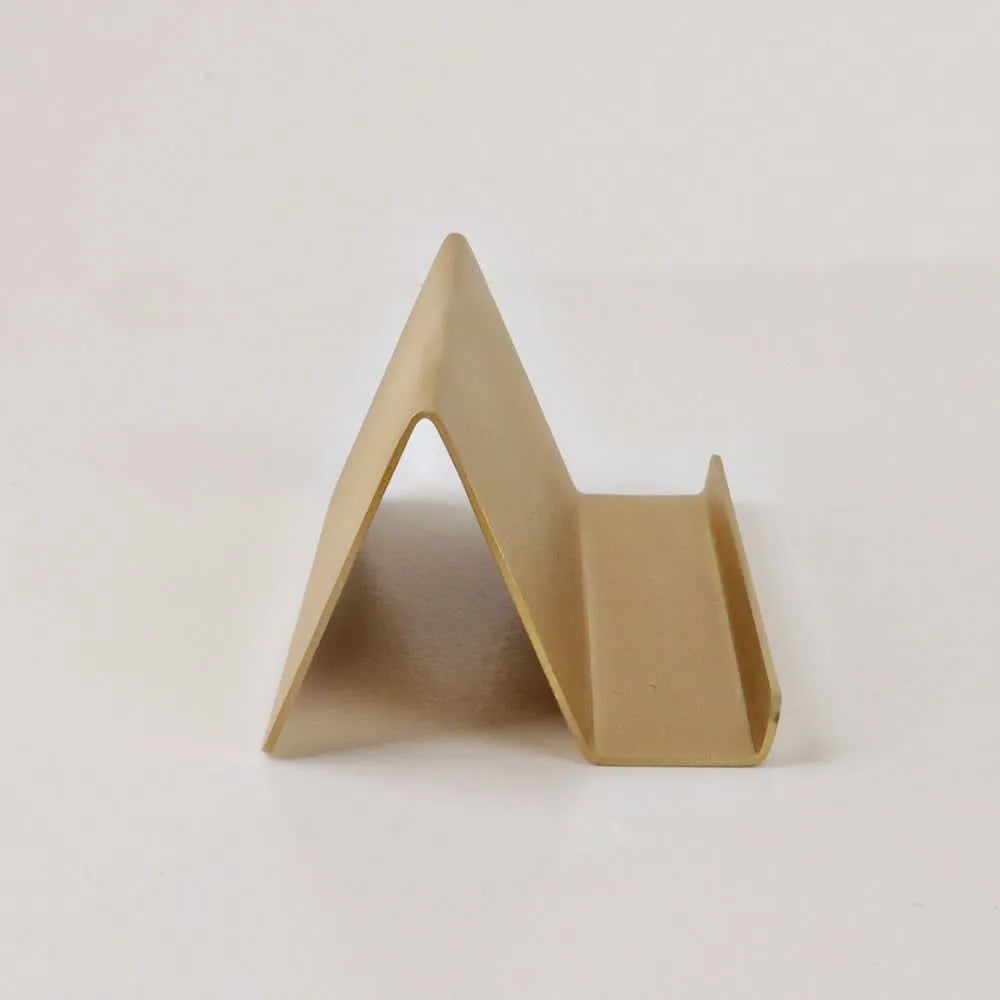 brass card holder