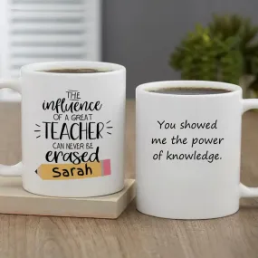 Business client gifts, Personalized Corporate Gifts The Influence of a Great Teacher Personalized Coffee Mug, Teacher Appreciation, Teacher Gifts, Last Day of School, Personalized Coffee Mug, Bz-C05100