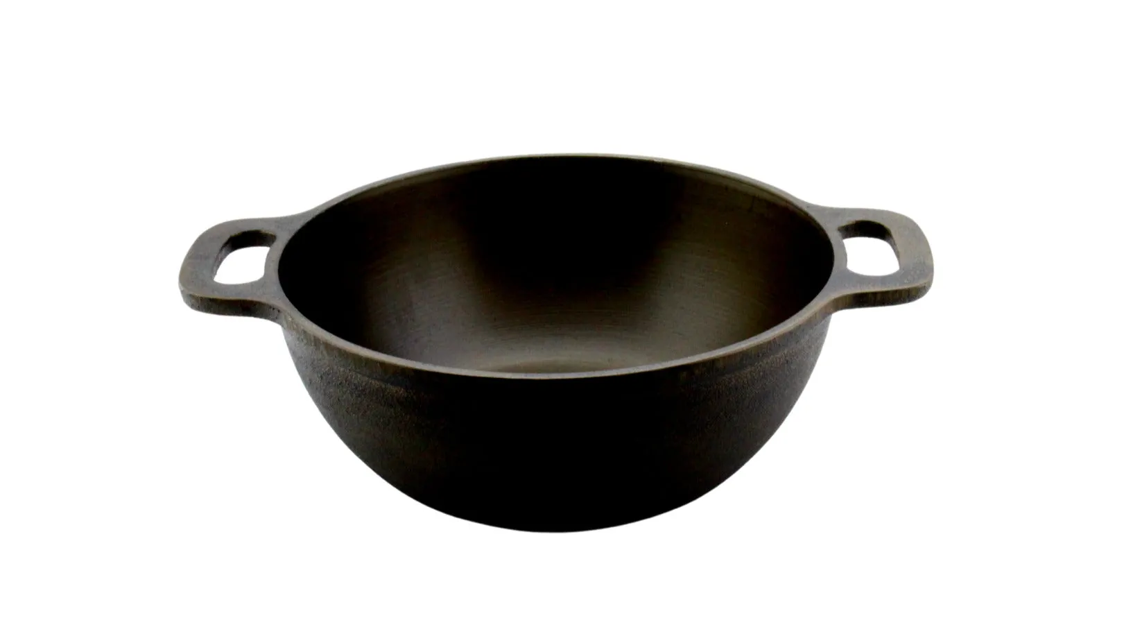 Cast Iron Kadai | Machined Smooth | 10 Inches | 2.54 Kgs | ButterMold