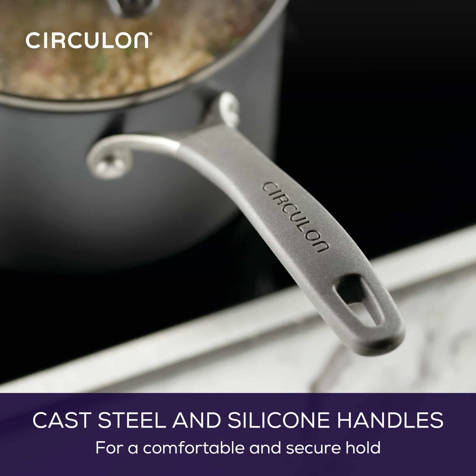 Circulon ScratchDefense A1 18cm/2.8L Covered Saucepan