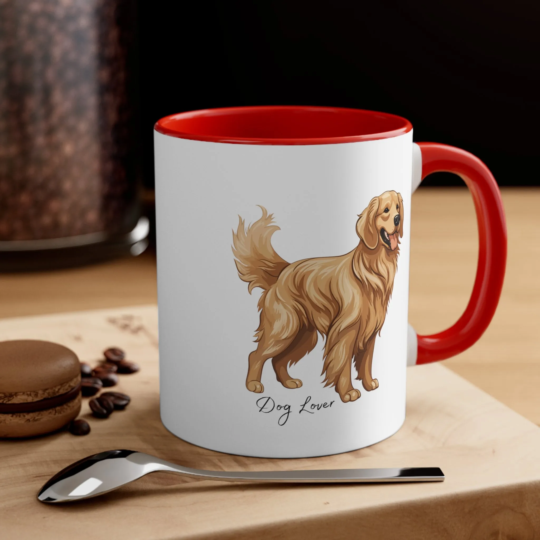 Classic Good Morning Dog Lover Coffee Mug, 11oz Multi Colors for Dog Lovers, Pet Owners, Goldenlabs, Labrador