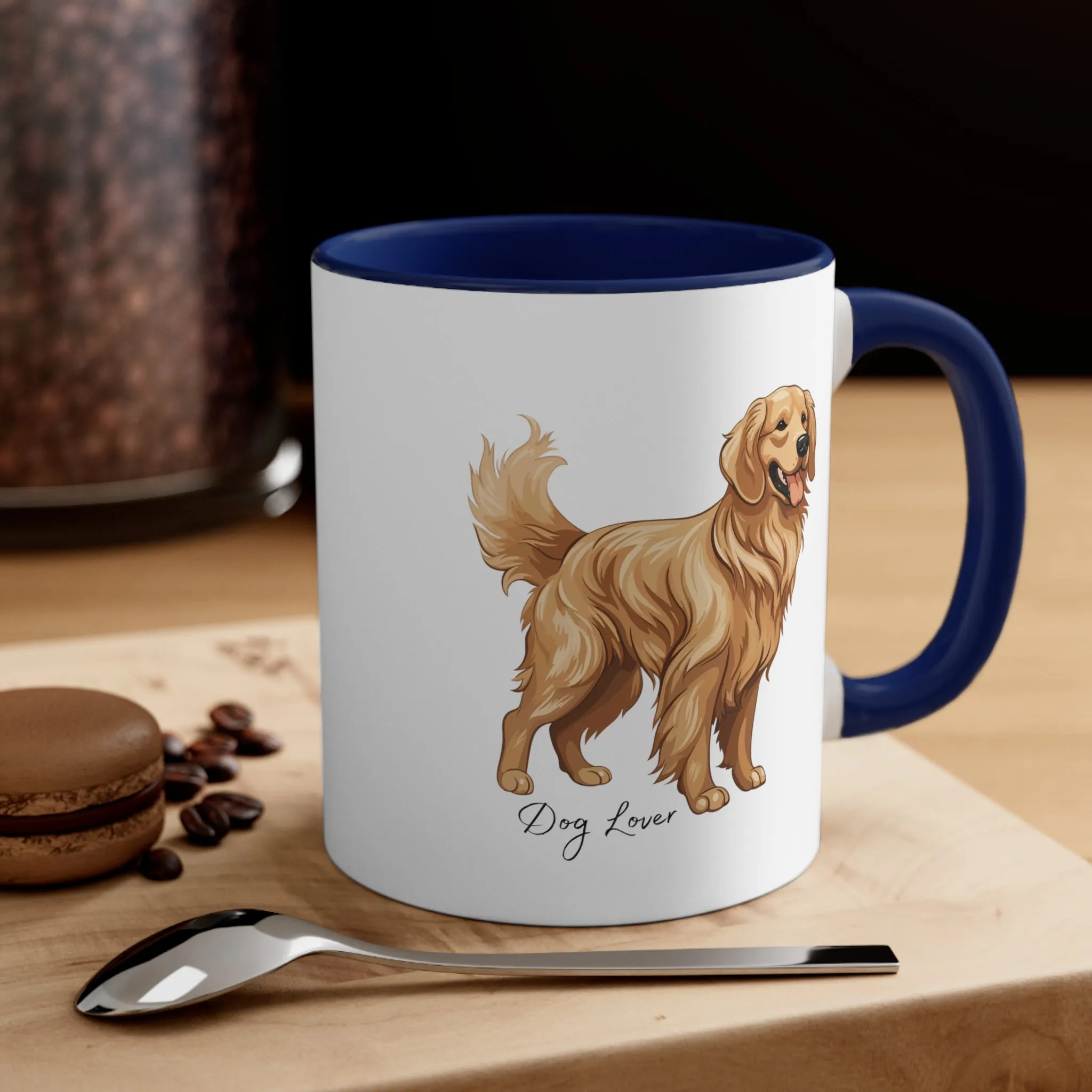 Classic Good Morning Dog Lover Coffee Mug, 11oz Multi Colors for Dog Lovers, Pet Owners, Goldenlabs, Labrador