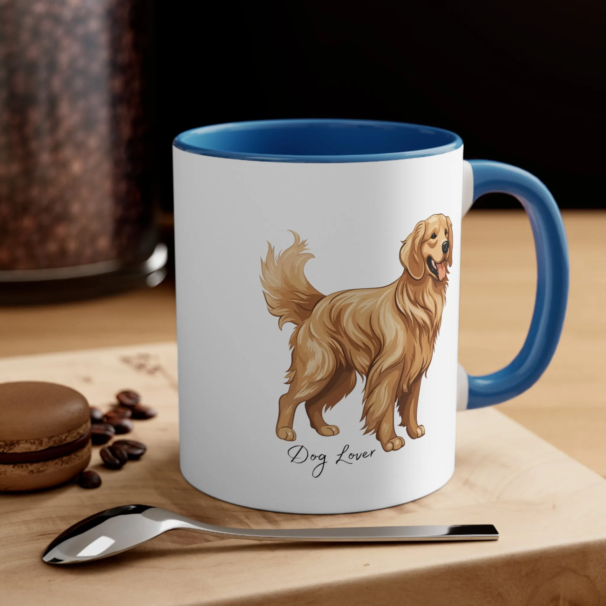 Classic Good Morning Dog Lover Coffee Mug, 11oz Multi Colors for Dog Lovers, Pet Owners, Goldenlabs, Labrador