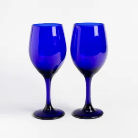 Cobalt Wine Glasses