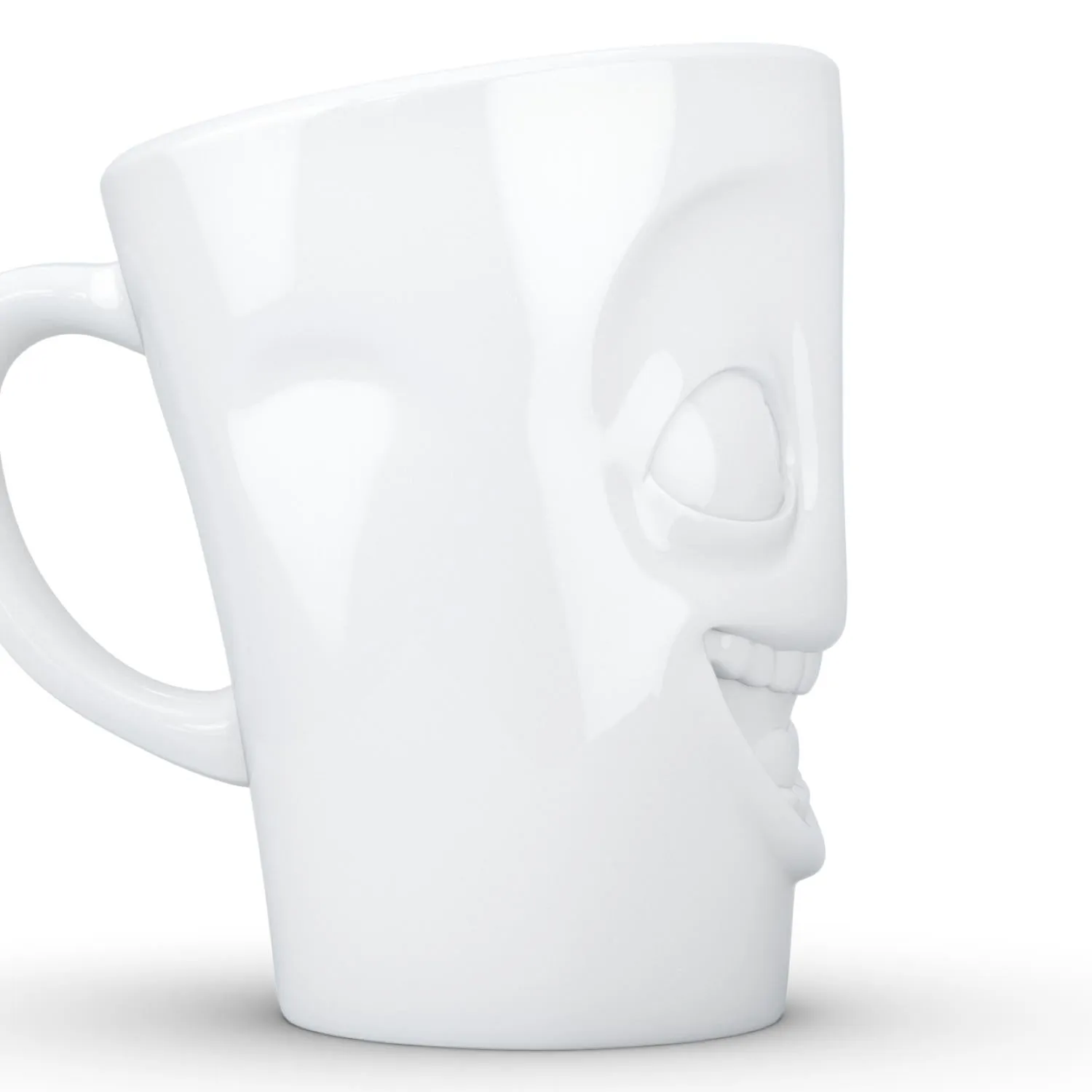 Coffee Mug with Handle, Joking Face